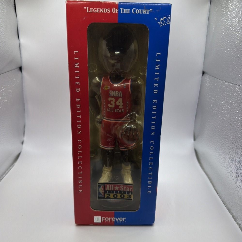 2003 SHAQ BOBBLEHEAD FOREVER COLLECTIBLES "ALL‎ STAR" LEGENDS OF THE COURT